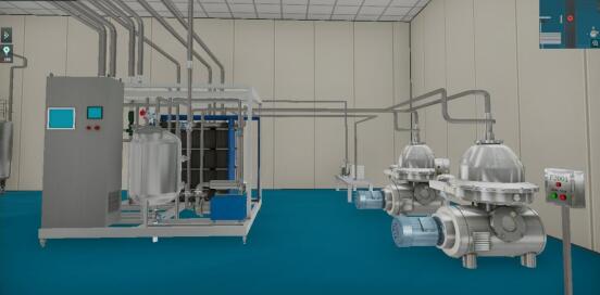 奶粉工艺认知3D虚拟仿真系统