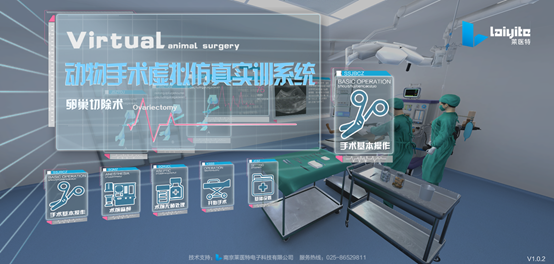 阉割术-卵巢子宫摘除术虚拟仿真系统软件