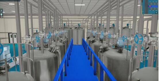 牛奶工艺认知3D虚拟仿真系统